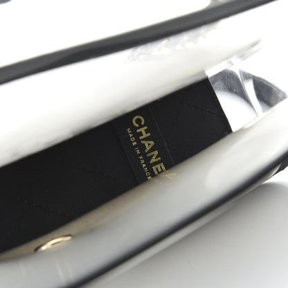 Chanel Lambskin PVC Medium Coco Sand Flap Black 8 of 10