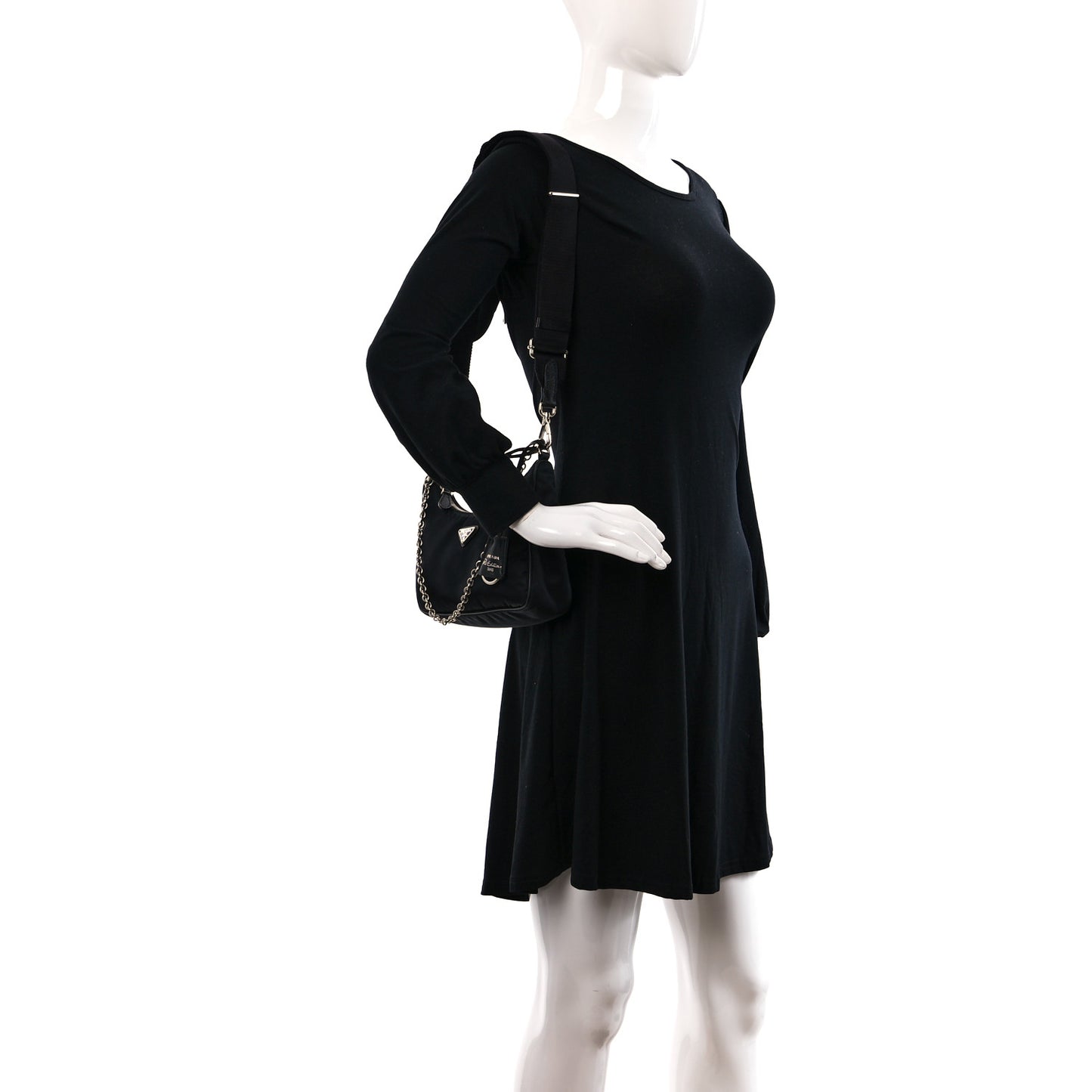 Nylon Re-Edition 2005 Shoulder Bag Black