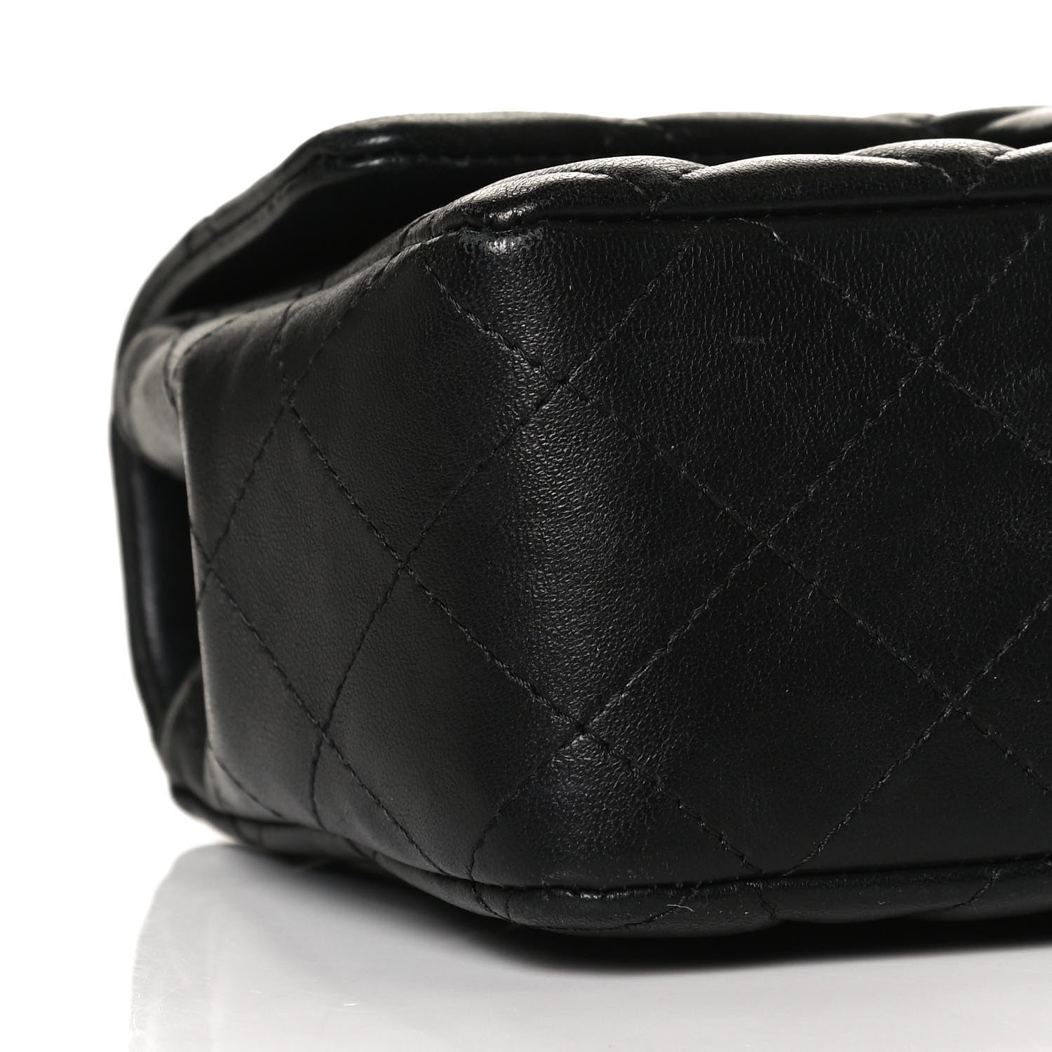 Chanel Lambskin Quilted Mini Rectangular Flap Black 10 of 14