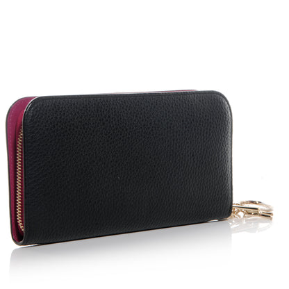 Christian Dior Bullcalf Diorissimo Voyageur Wallet Black 3 of 7