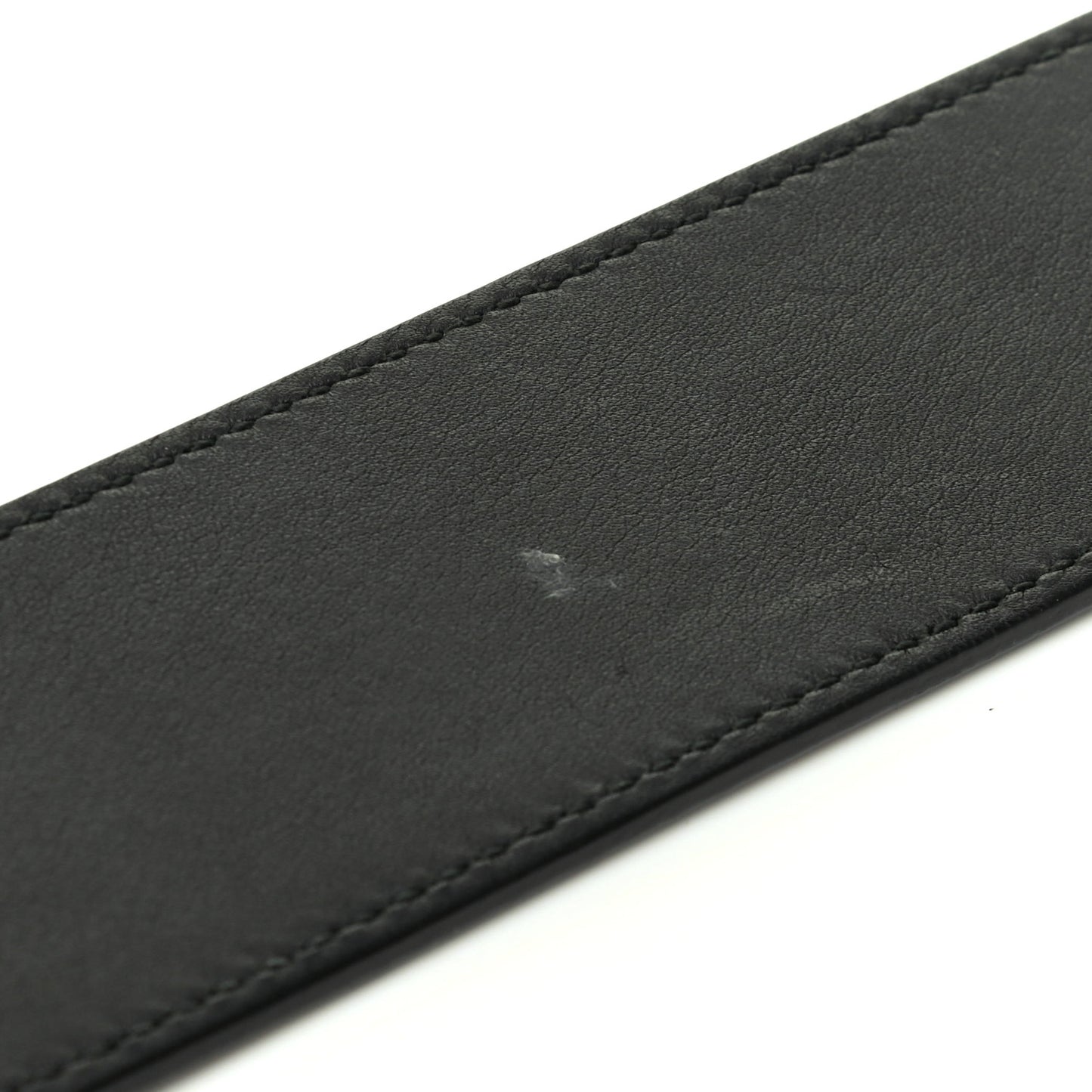 Textured Calfskin Double G 40mm Belt 90 36 Black