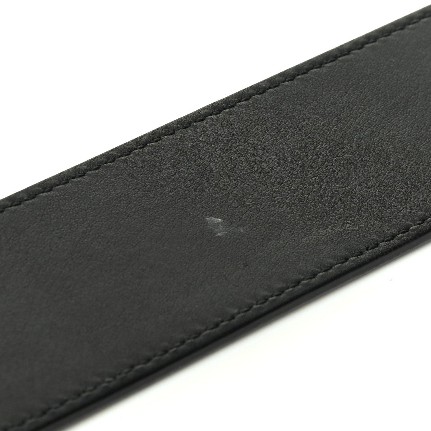 Gucci Textured Calfskin Double G 40mm Belt 90 36 Black 6 of 8