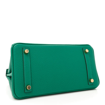 Hermes Togo Birkin 25 Vert Vertigo 4 of 11