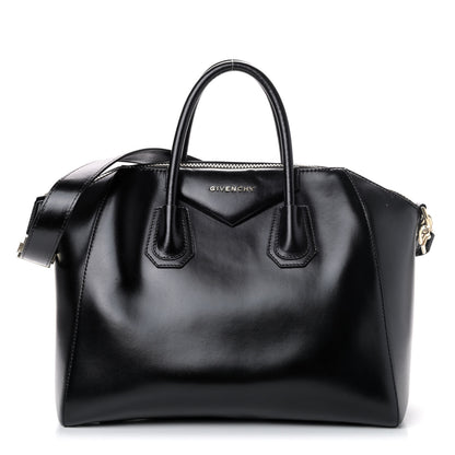 Givenchy Shiny Lord Calfskin Medium Antigona Black 1 of 4