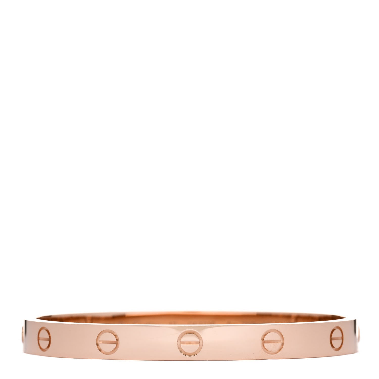 Cartier 18K Pink Gold LOVE Bracelet 17 1 of 9