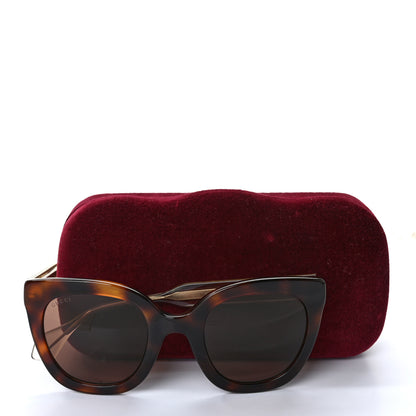 Gucci Acetate Crystal Square Sunglasses GG0564S Tortoise 8 of 8