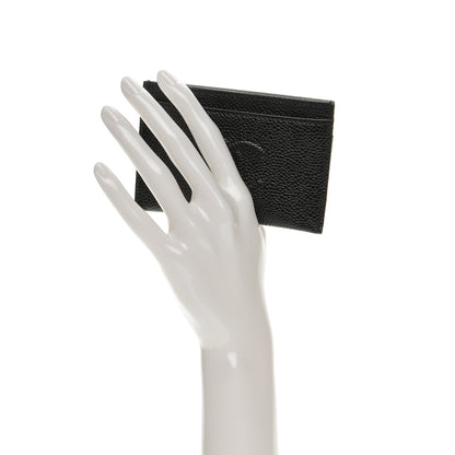 Chanel Caviar Timeless CC Card Holder Black 2 of 9