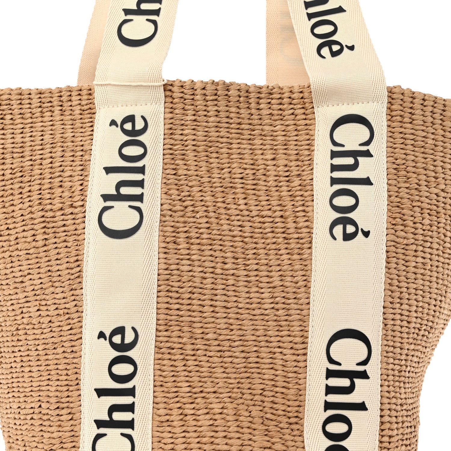 Chloe X MIFUKO Raffia Large Woody Basket Bag White 7 of 10