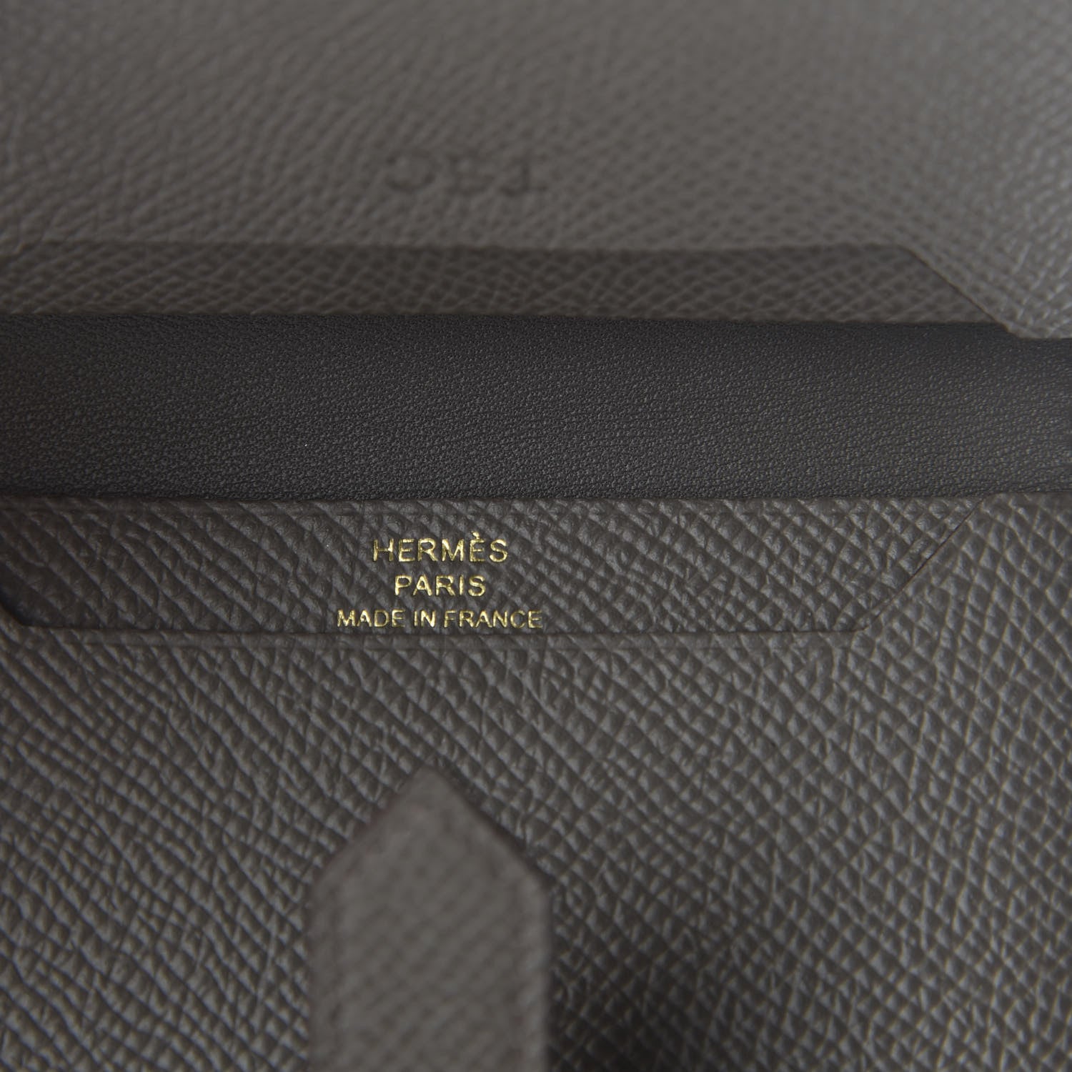 Hermes Epsom Bearn Card Holder Wallet Etain 7 of 8