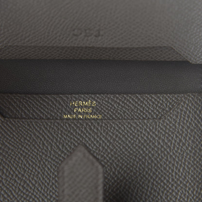 Hermes Epsom Bearn Card Holder Wallet Etain 7 of 8