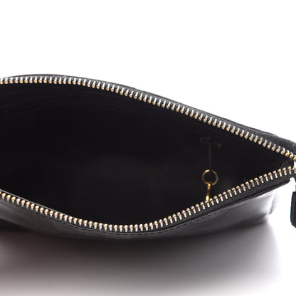 Chanel Patent Timeless CC Cosmetic Pouch Black 5 of 10