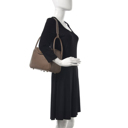 Hermes Taurillon Clemence Lindy 26 Etoupe 2 of 8
