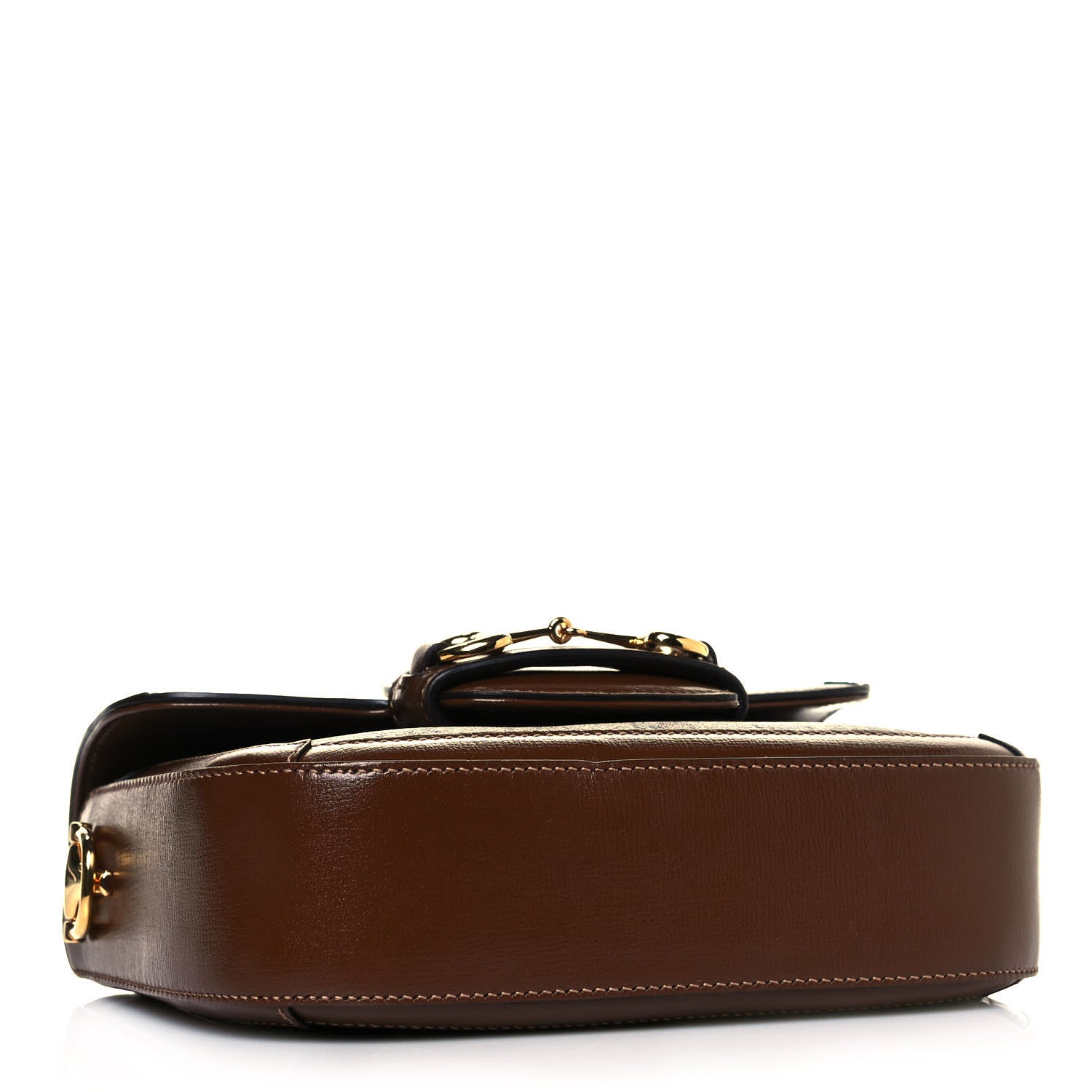 Gucci GG Supreme Monogram Web Mini Horsebit 1955 Shoulder Bag Beige Brown Sugar 4 of 13