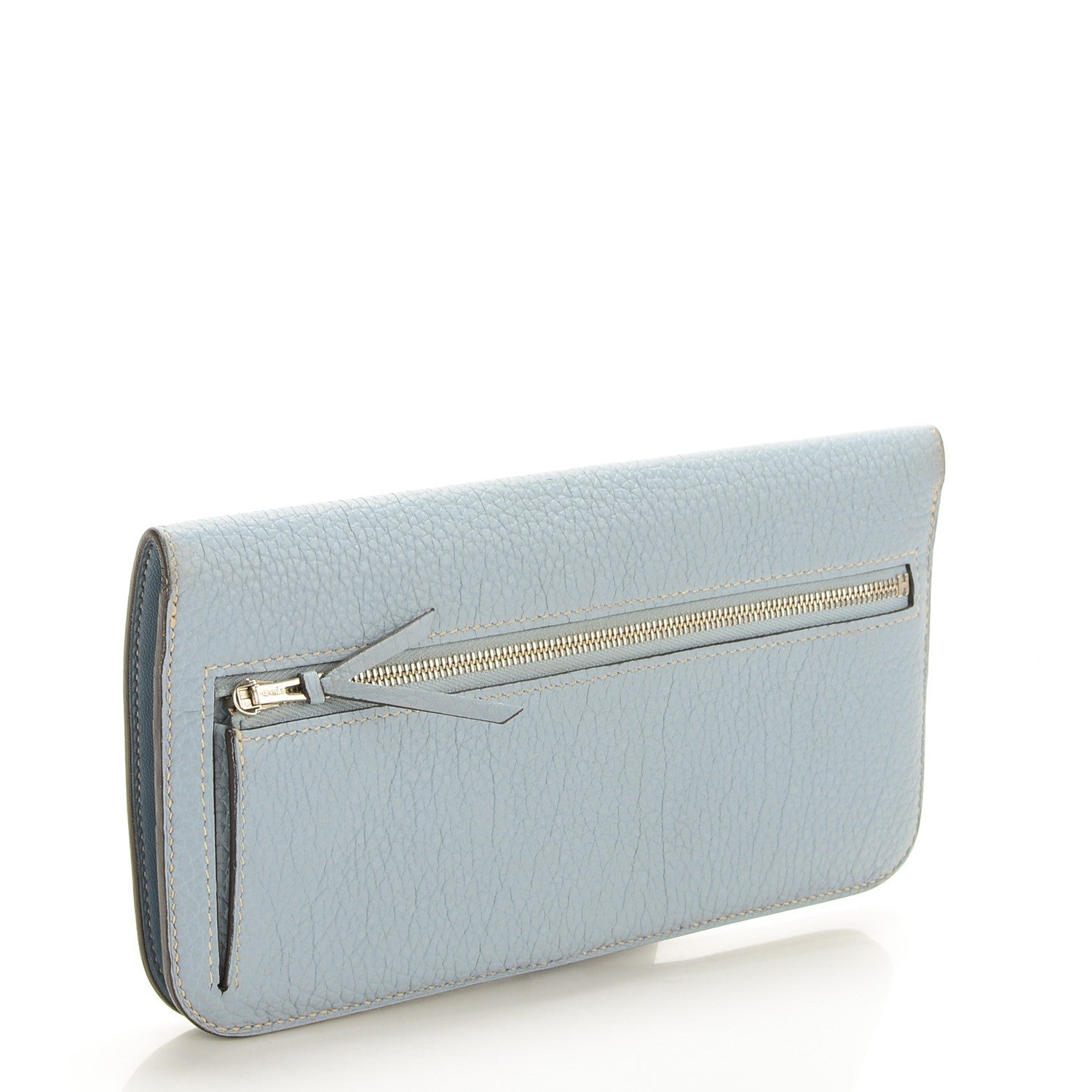 Hermes Togo Dogon Recto Verso Wallet Bleu Lin 5 of 11