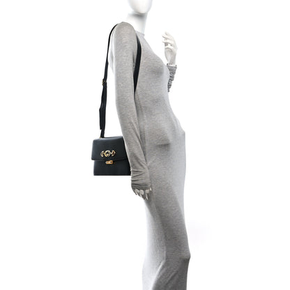 Gucci Smooth Calfskin Small Zumi Shoulder Bag Black 2 of 11
