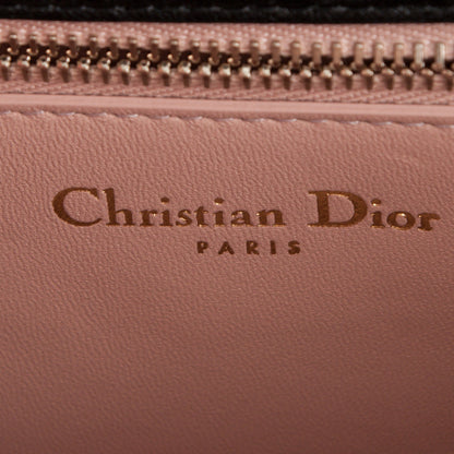 Christian Dior Crinkled Lambskin Embellished Diorama Club Bag Black 6 of 6