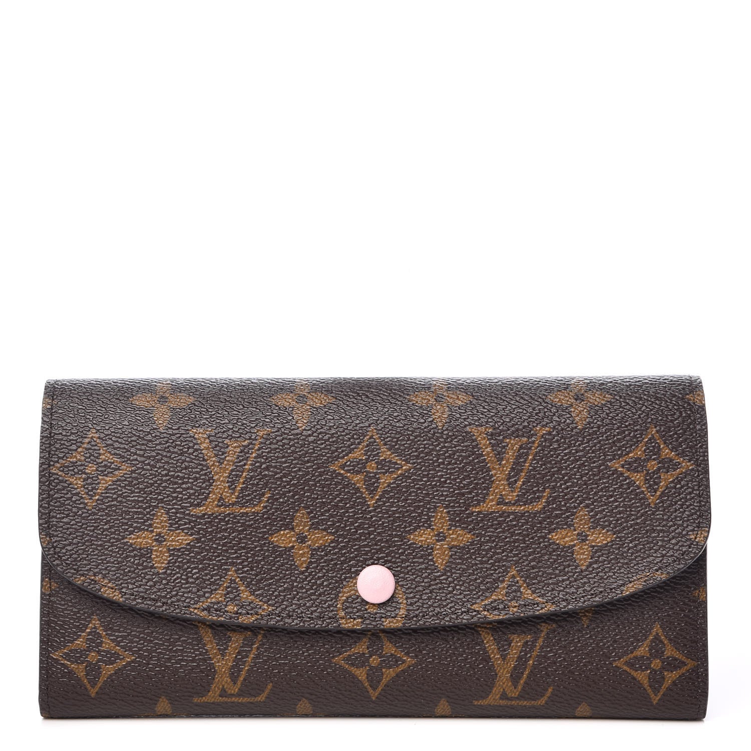 Louis Vuitton Monogram Emilie Wallet Rose Ballerine 1 of 8