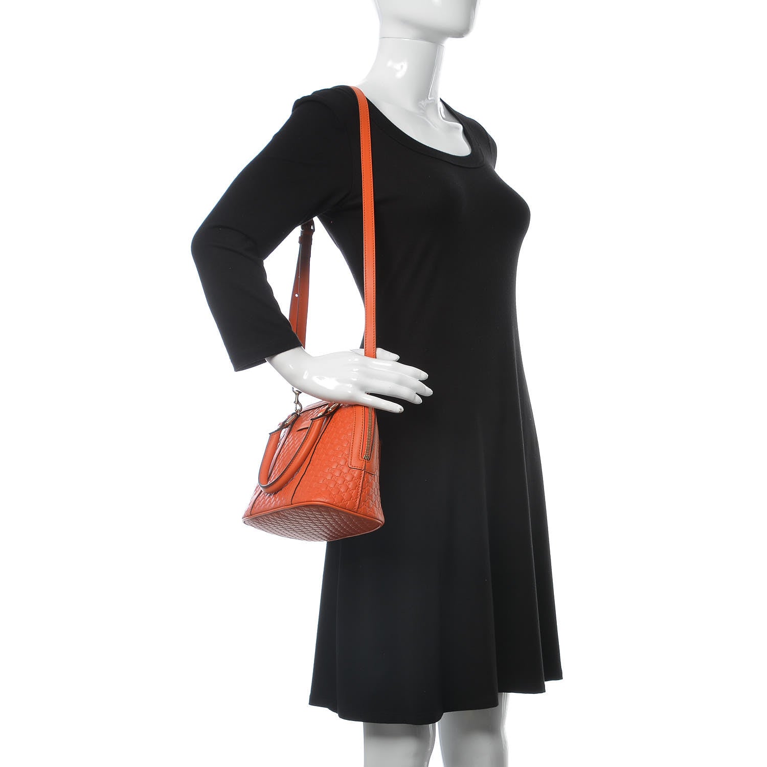 Gucci Microguccissima Mini Dome Bag Sun Orange 3 of 8
