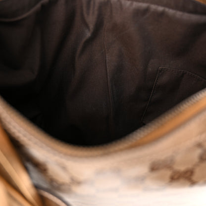 Gucci Crystal Monogram Babouska Hobo Gold 13 of 16