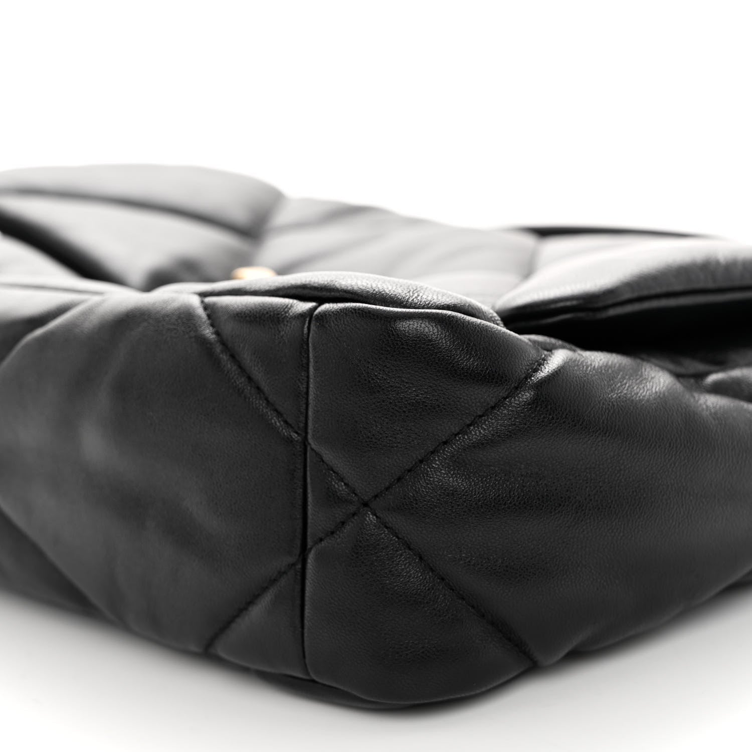 Chanel Lambskin Quilted Medium Chanel 19 Flap Black 10 of 11