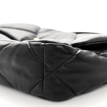 Chanel Lambskin Quilted Medium Chanel 19 Flap Black 10 of 11