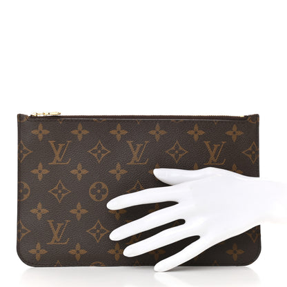 Louis Vuitton Monogram Neverfull MM GM Pochette Pivoine 2 of 7