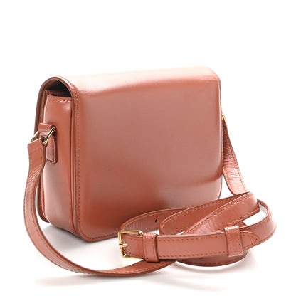 Celine Shiny Calfskin Teen Triomphe Terracotta 3 of 9