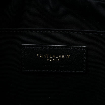 Saint Laurent Calfskin Matelasse Monogram Lou Camera Bag Dark Beige 6 of 10