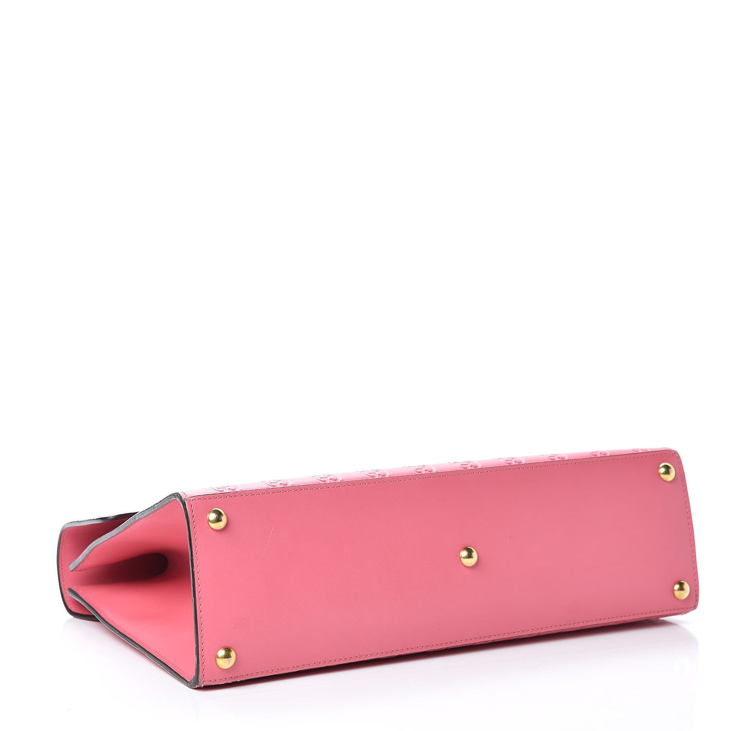 Guccissima Signature Medium Padlock Top Handle Bag Flush