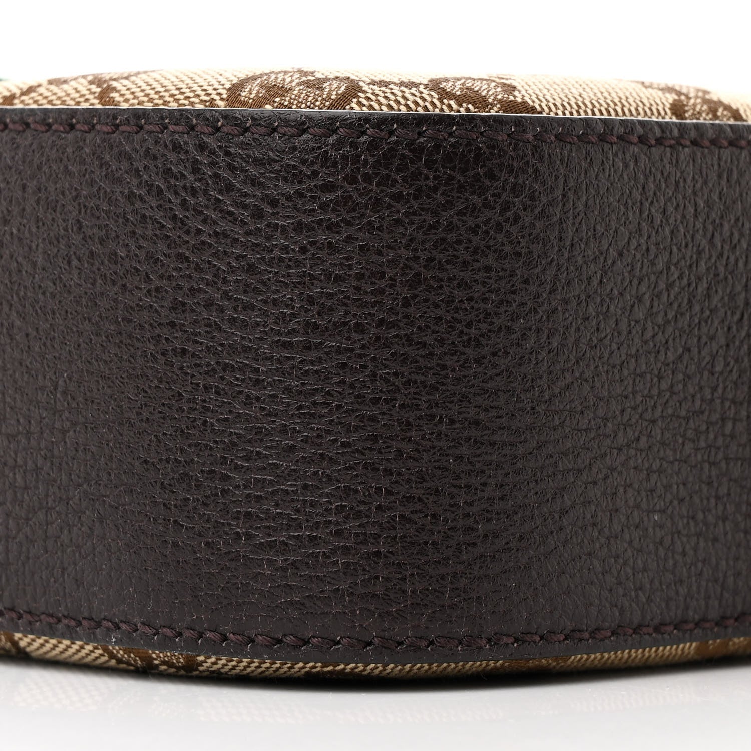 Gucci GG Supreme Monogram Web Small Webby Bee Shoulder Bag Dark Brown 11 of 11