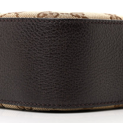 Gucci GG Supreme Monogram Web Small Webby Bee Shoulder Bag Dark Brown 11 of 11