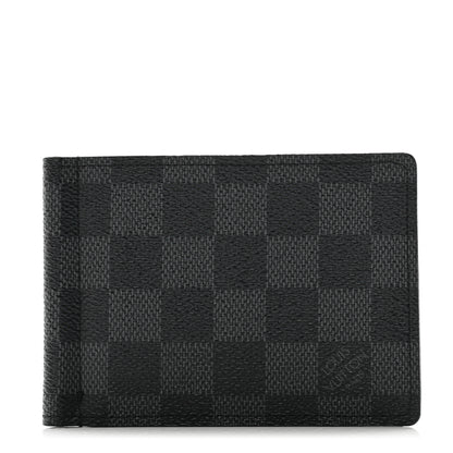 Louis Vuitton Damier Graphite Bi-Fold Money Clip Wallet 1 of 8