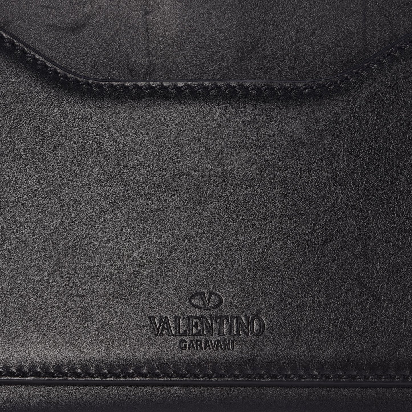 Calfskin Studded Small Joylock Satchel Black
