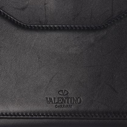 Valentino Garavani Calfskin Studded Small Joylock Satchel Black 12 of 15