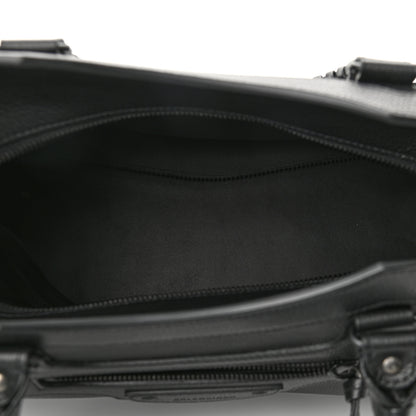 Balenciaga Grained Calfskin Neo Classic Black Hardware Medium City Black 5 of 9