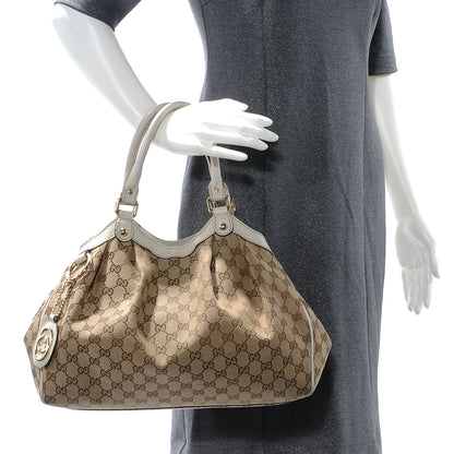 Gucci Monogram Medium Sukey Tote Off White 2 of 9