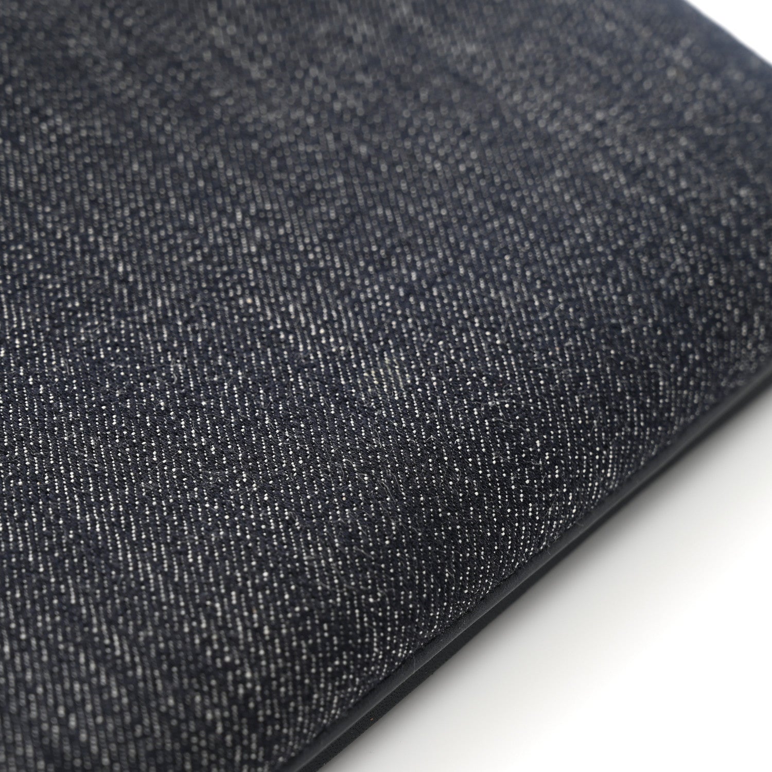 Chanel Denim Small Deauville Zipped Pouch Dark Blue 11 of 12