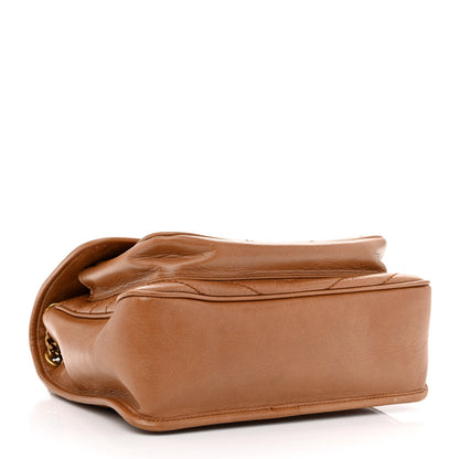 Saint Laurent Crinkled Calfskin Matelasse Monogram Medium Niki Chain Satchel Caramel 4 of 13