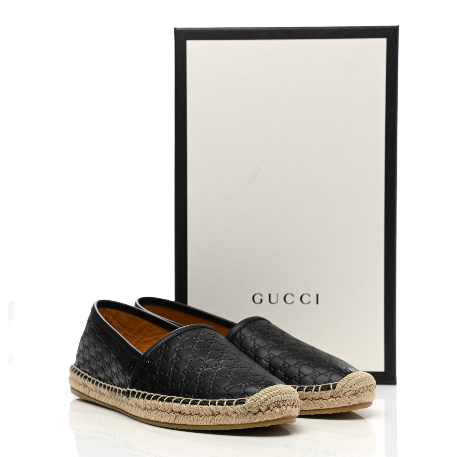Gucci Microguccissima Signature Espadrilles 37.5 Black 9 of 9