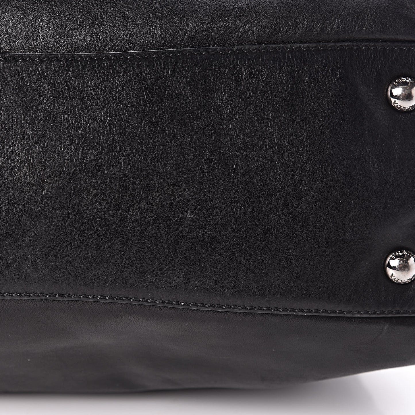 Soft Calfskin Shoulder Bag Black