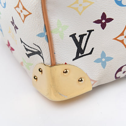 Louis Vuitton Monogram Multicolor Speedy 30 White 14 of 18