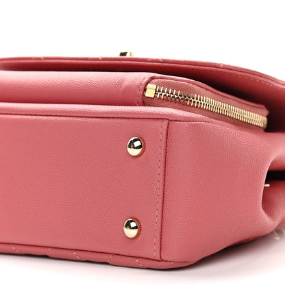Chanel Caviar Quilted Small Business Affinity Flap Pink 10 of 11