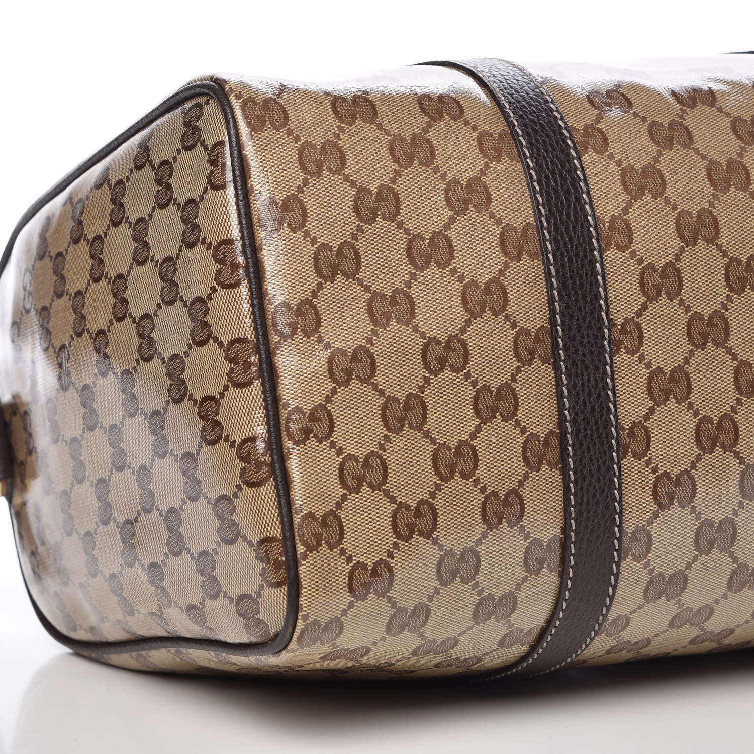 Gucci Crystal Monogram Medium Joy Boston Dark Brown 8 of 9