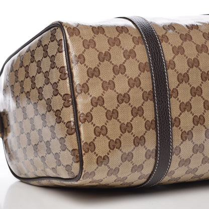 Gucci Crystal Monogram Medium Joy Boston Dark Brown 8 of 9