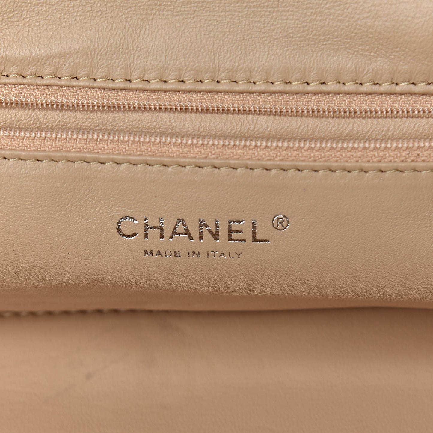 Metallic Deerskin Luxe Ligne Bowler Bronze