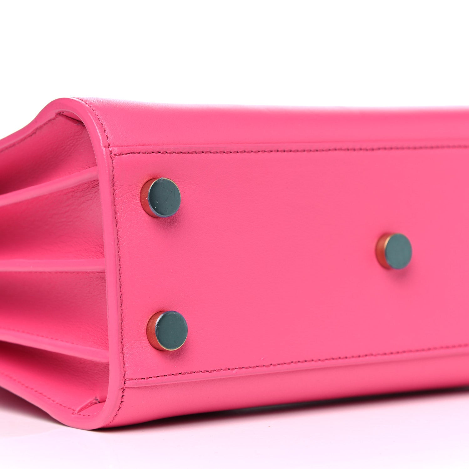 Saint Laurent Calfskin Nano Sac De Jour Lipstick Fuchsia 9 of 19
