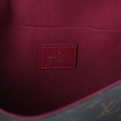 Louis Vuitton Monogram Pochette Felicie Chain Wallet Fuchsia 6 of 8