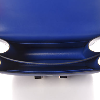 Hermes Tadelakt Constance 18 Bleu Electrique 5 of 23