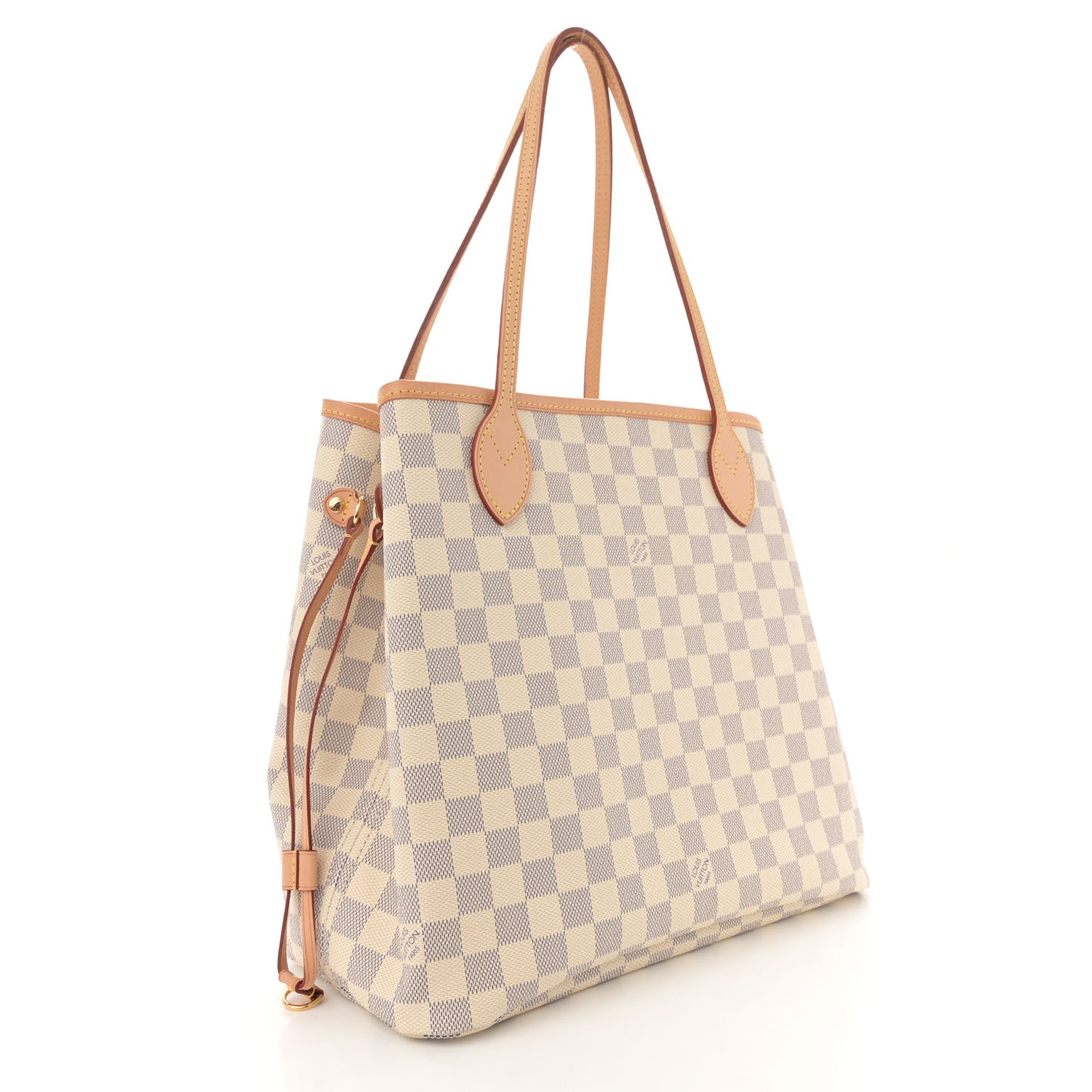Damier Azur Neo Neverfull MM Rose Ballerine