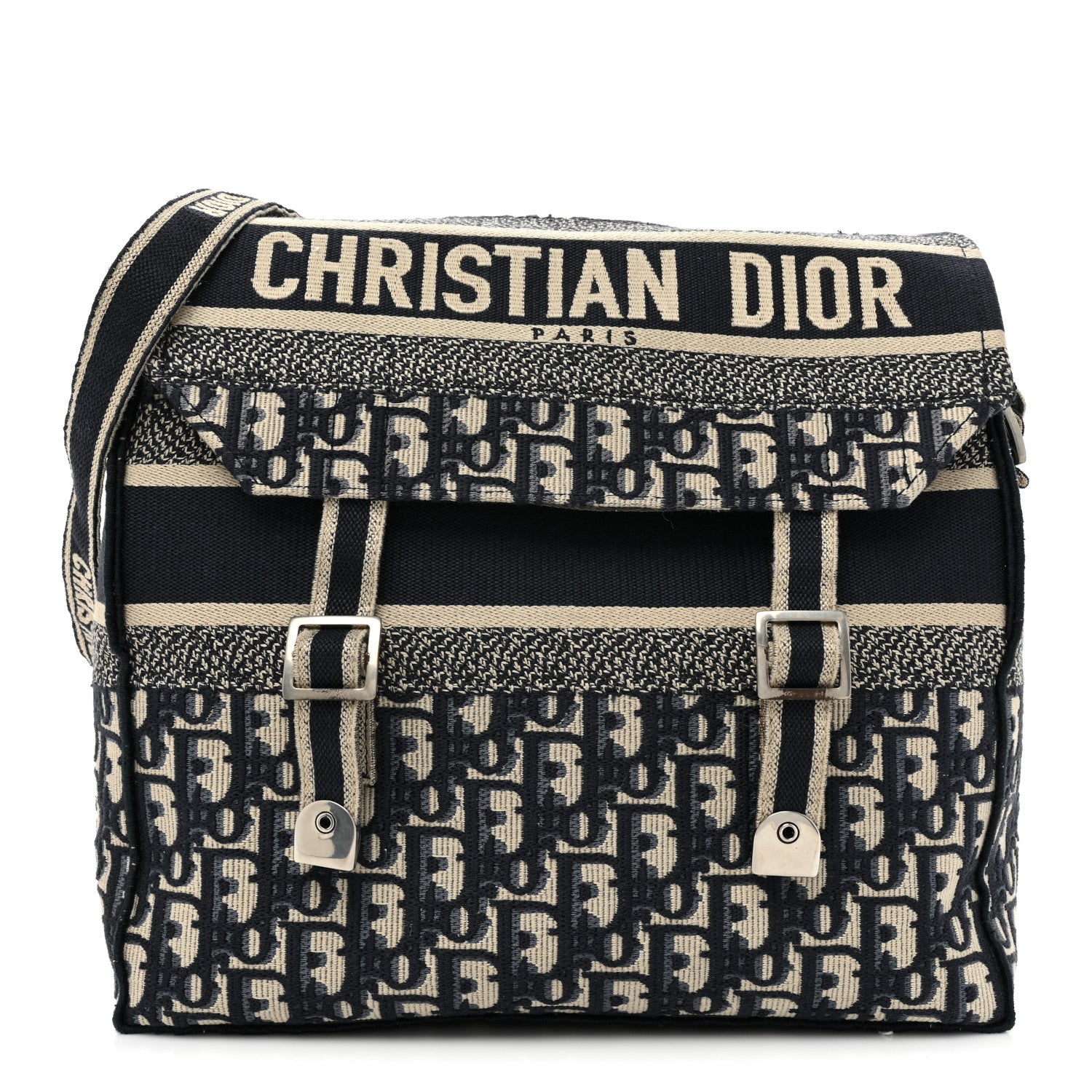 Christian Dior Oblique Medium Diorcamp Messenger Blue 1 of 10